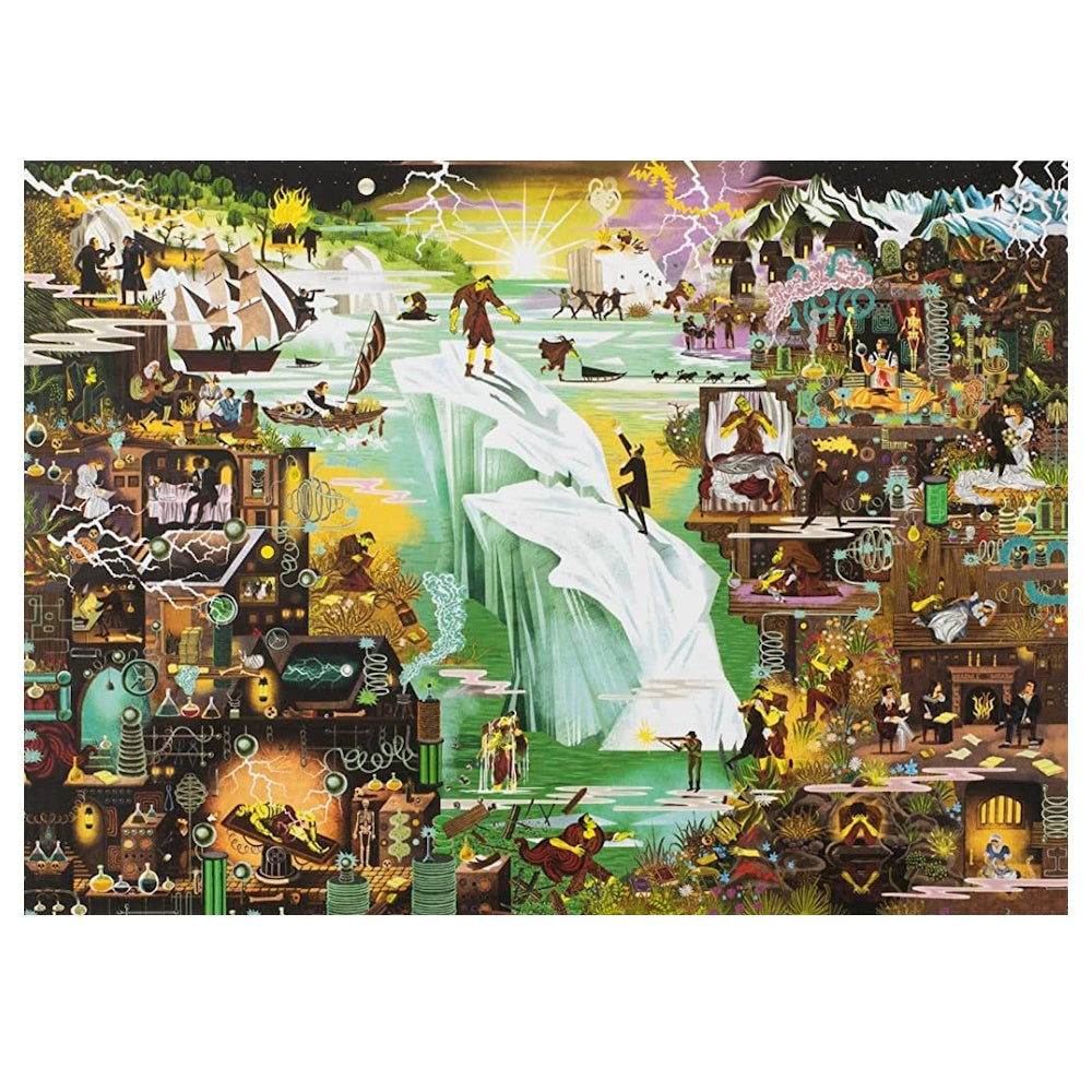The World of Frankenstein 1000 Piece Puzzle