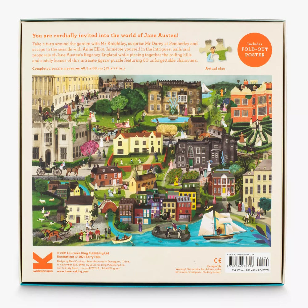 The World of Jane Austen 1000 Piece Puzzle