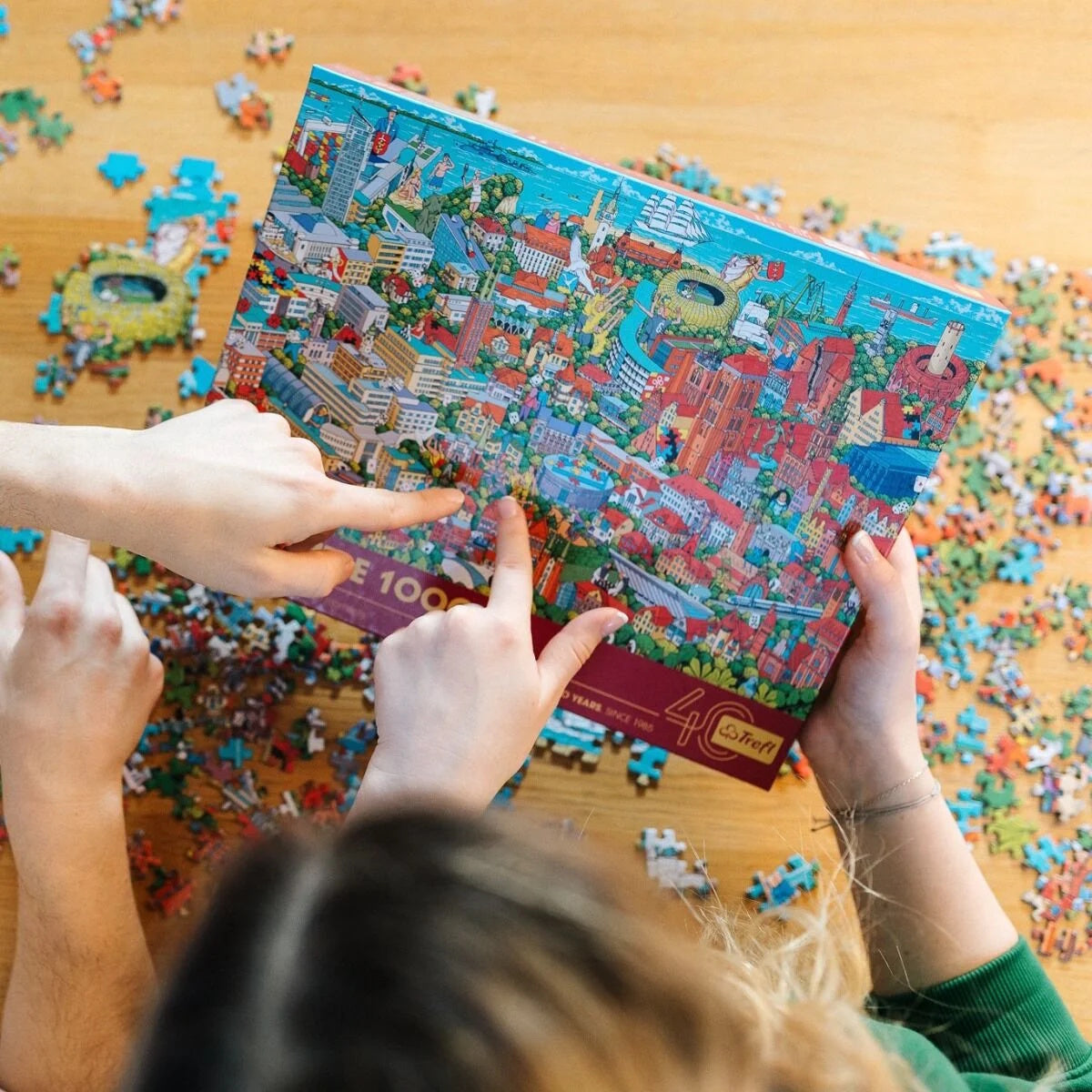 Trefl 1000 Piece Puzzle - 40th Anniversary of Trefl: Tri-City