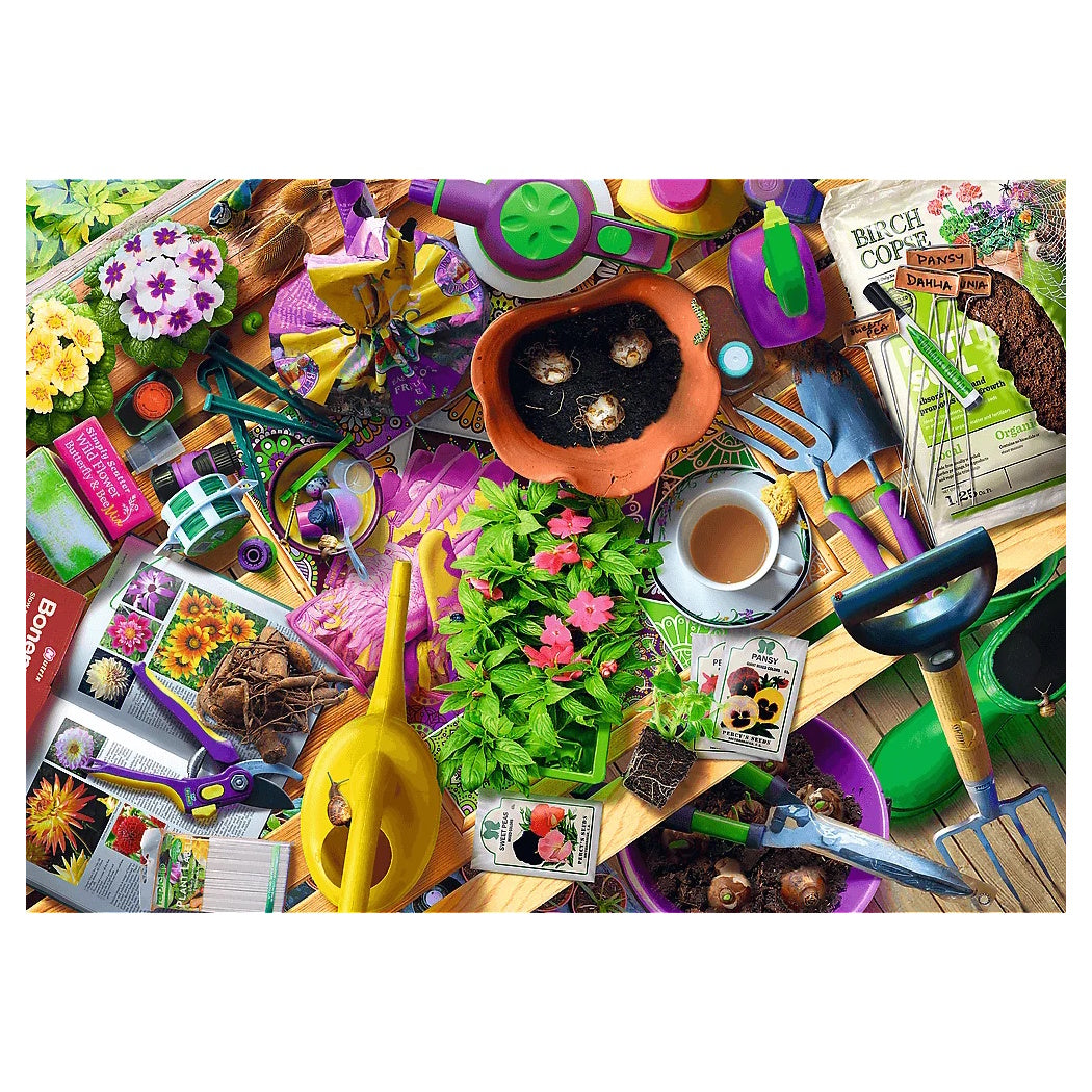 Trefl 1000 Piece Puzzle - Tidying Up the Garden