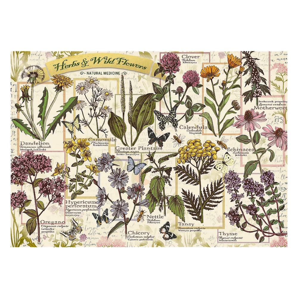Trefl 500 Piece Puzzle - Herbarium: Medicinal Herbs