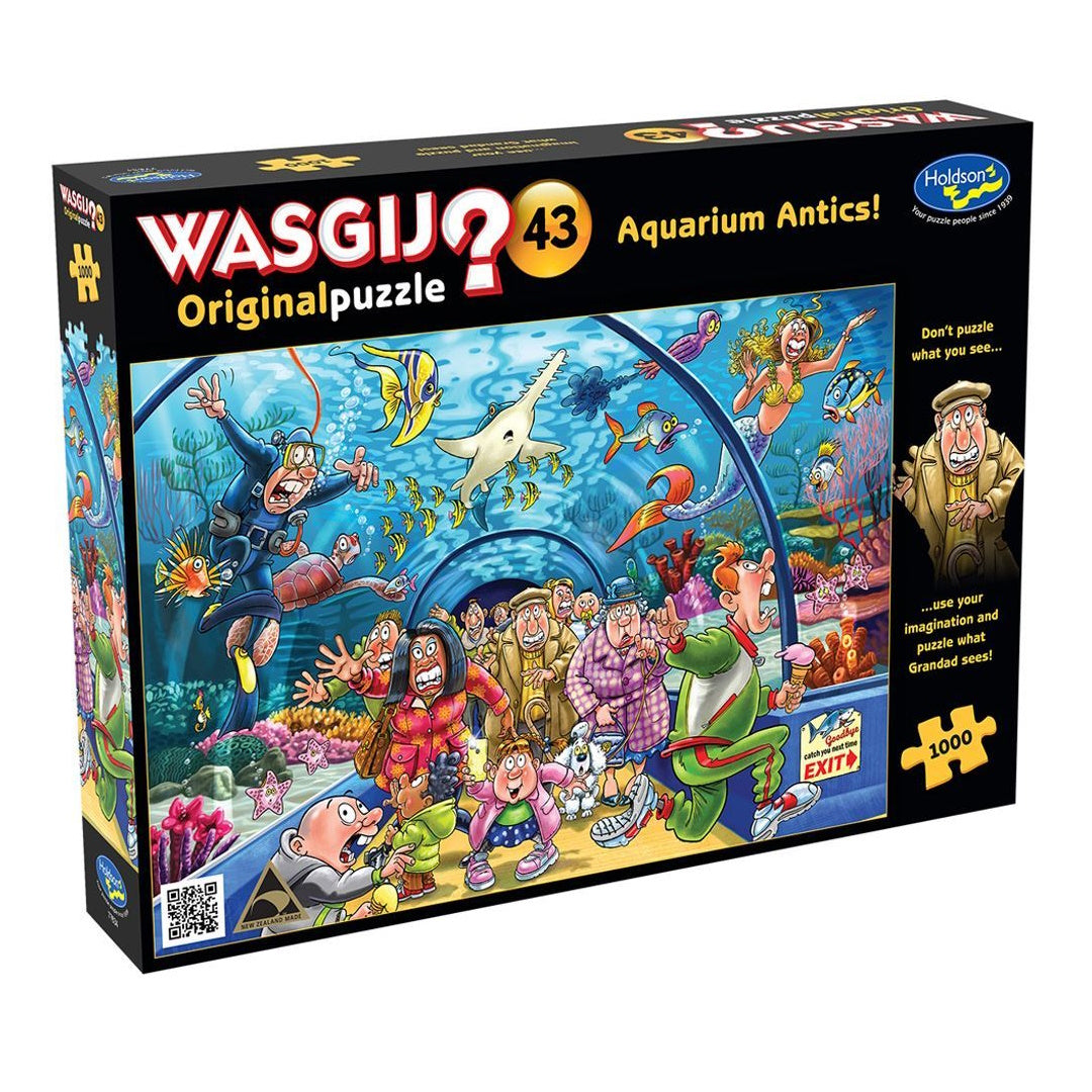 Wasgij? Original #43: Aquarium Antics! 1000 Piece Puzzle