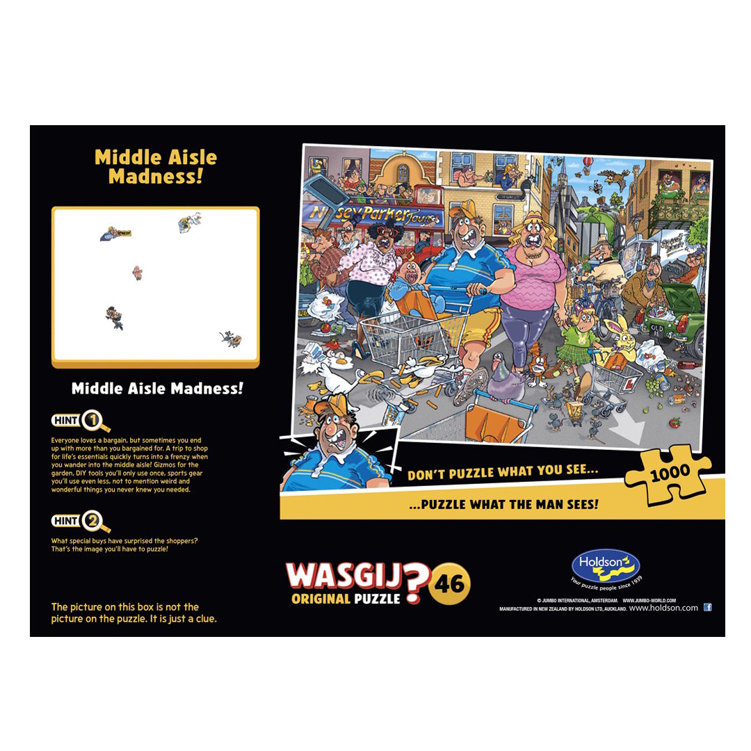 Wasgij? Original #46: Middle Aisle Madness! 1000 Piece Puzzle