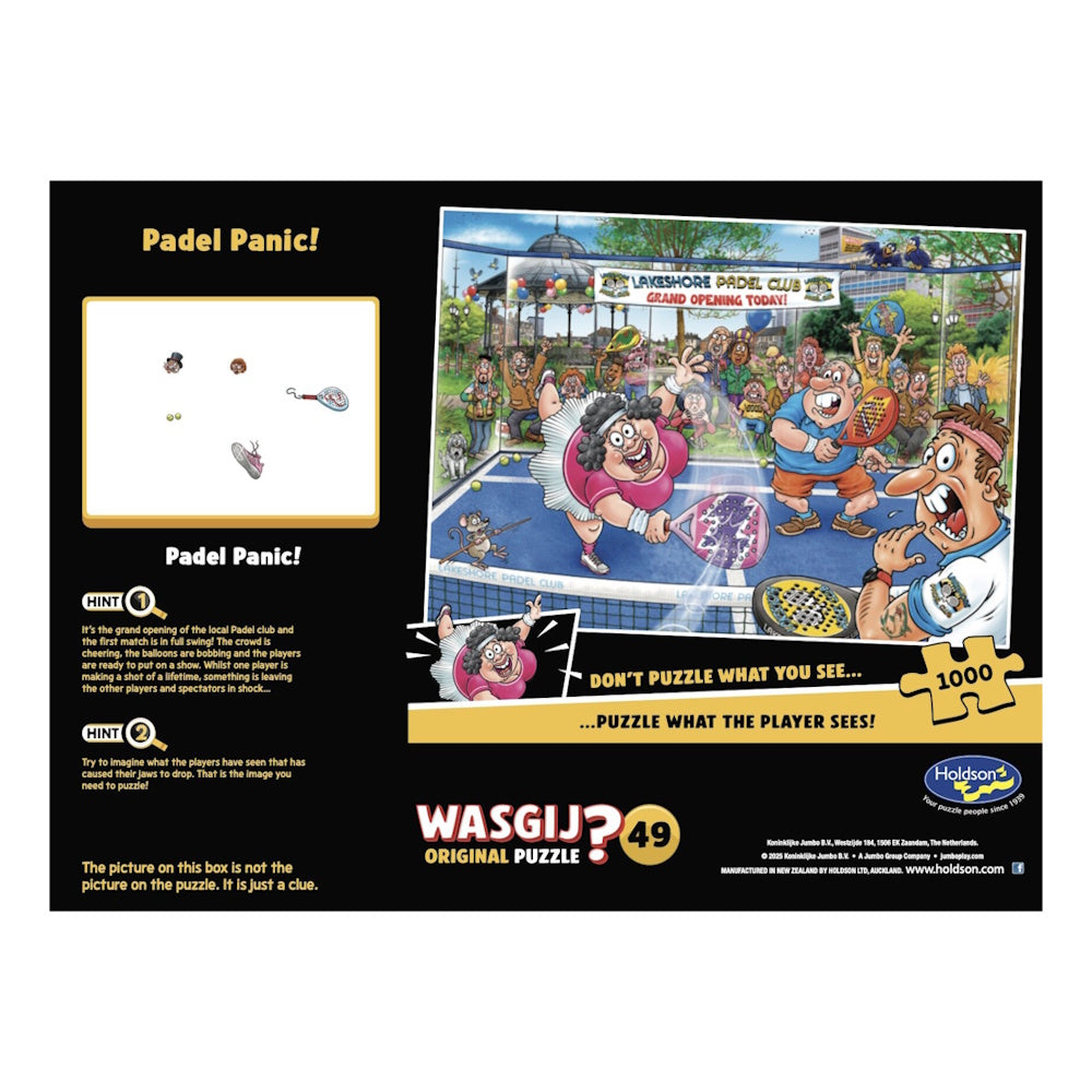 Wasgij? Original #49: Padel Panic 1000 Piece Puzzle