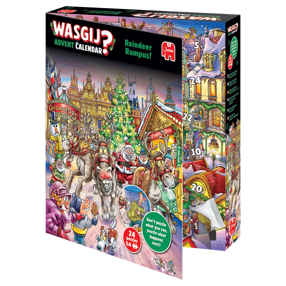 Wasgij? Reindeer Rumpus Advent Calendar 24 x 54 Piece Puzzles