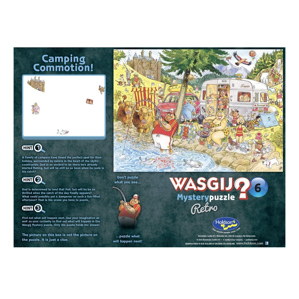 Wasgij? Retro Mystery #6: Camping Commotion 500XL Piece Puzzle