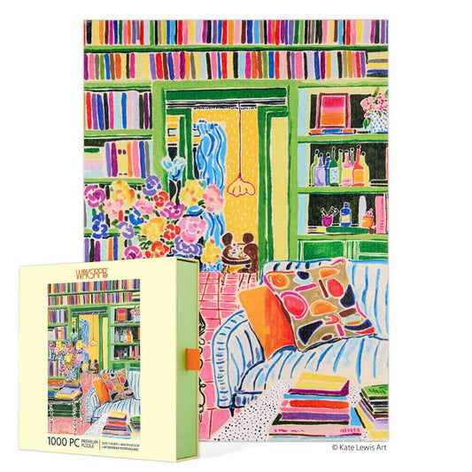 WerkShoppe 1000 Piece Puzzle - Books & Bouquets