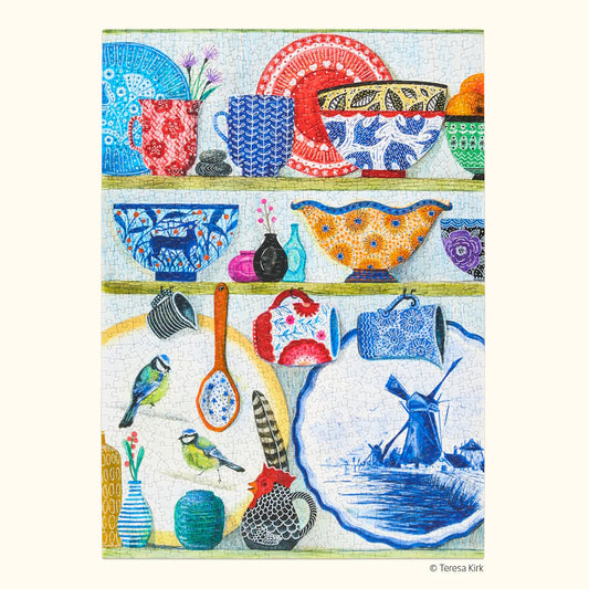 WerkShoppe 1000 Piece Puzzle - Kitchen Dresser