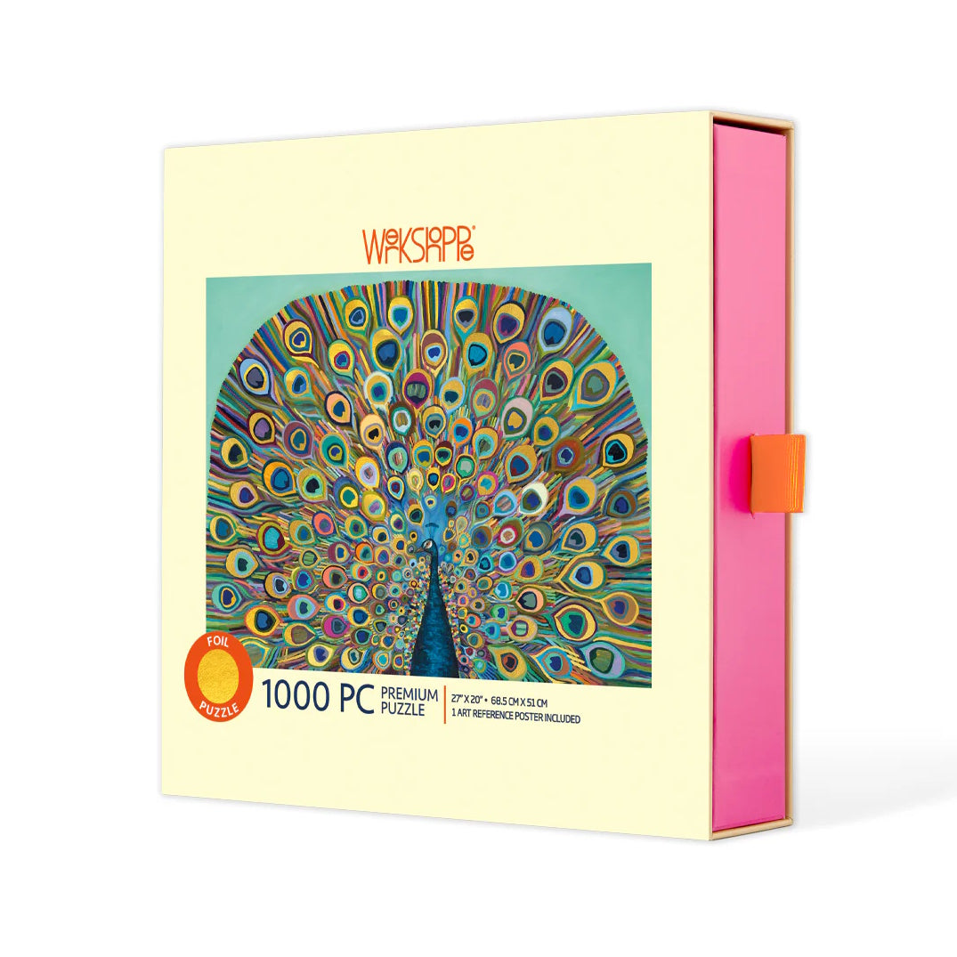 WerkShoppe 1000 Piece Puzzle - Peacock