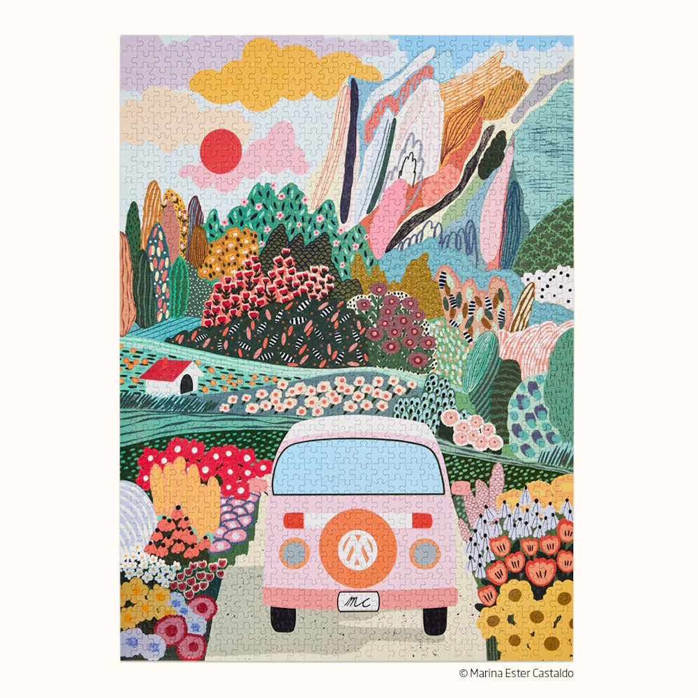 WerkShoppe 1000 Piece Puzzle - Road Trip