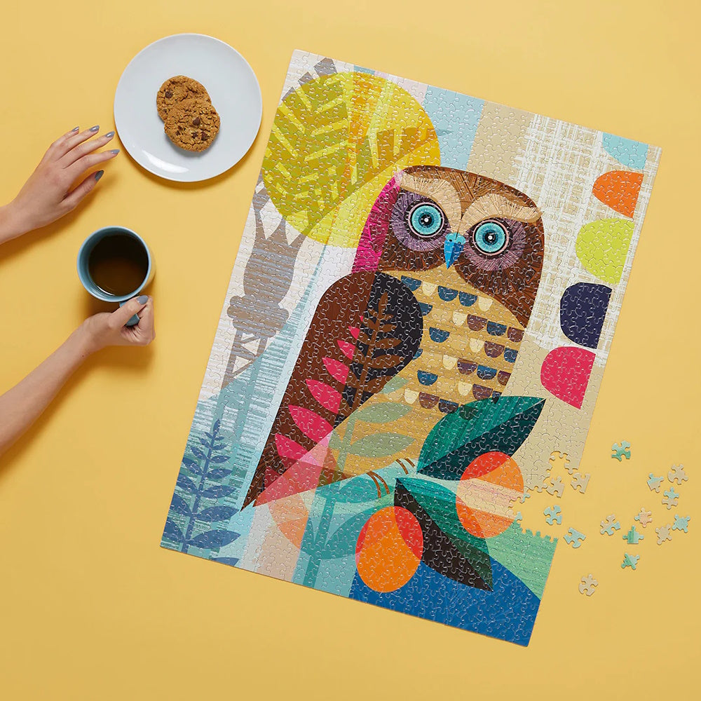 WerkShoppe 1000 Piece Puzzle - Ruru Owl
