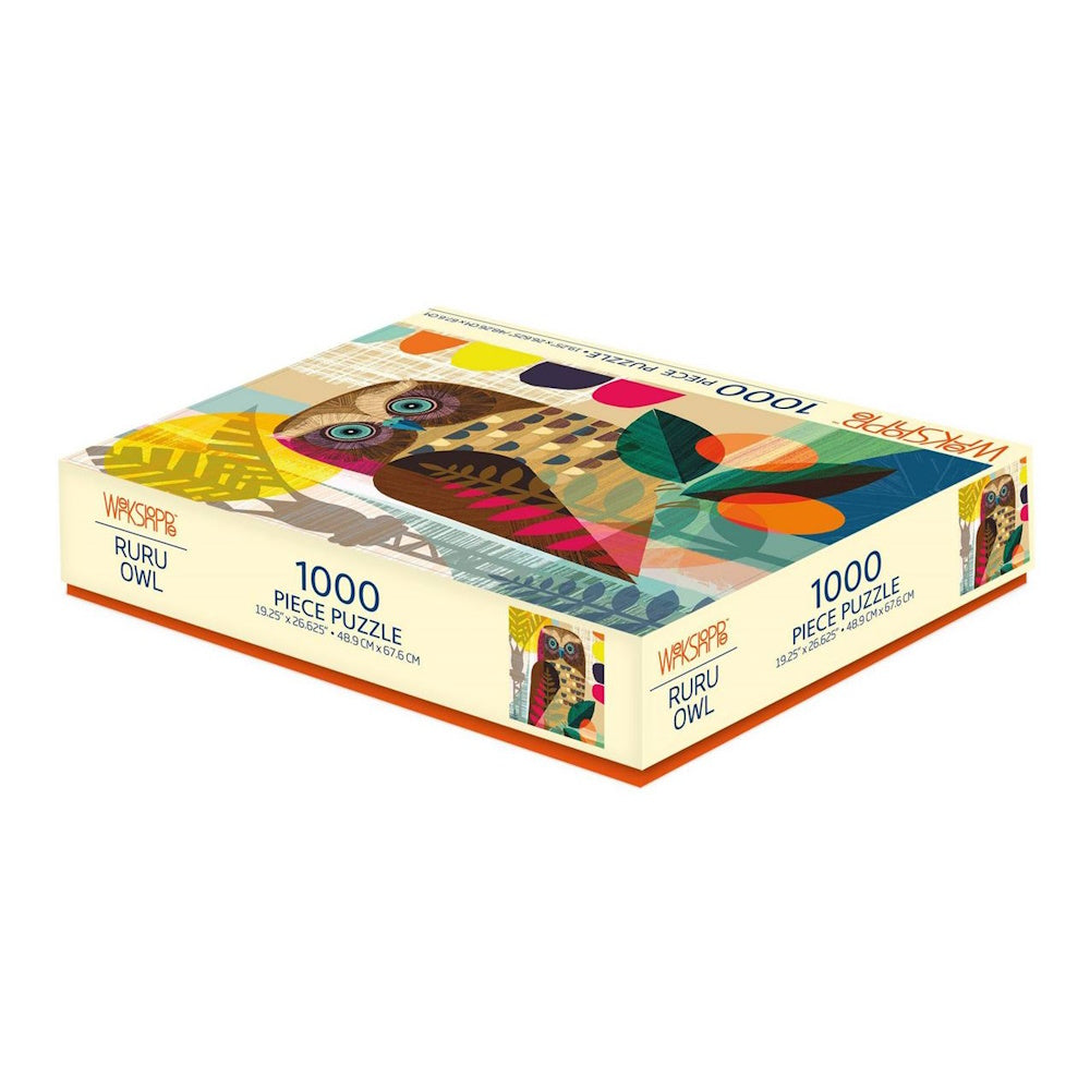 WerkShoppe 1000 Piece Puzzle - Ruru Owl