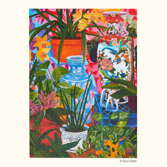 WerkShoppe 1000 Piece Puzzle - Tropical Vases