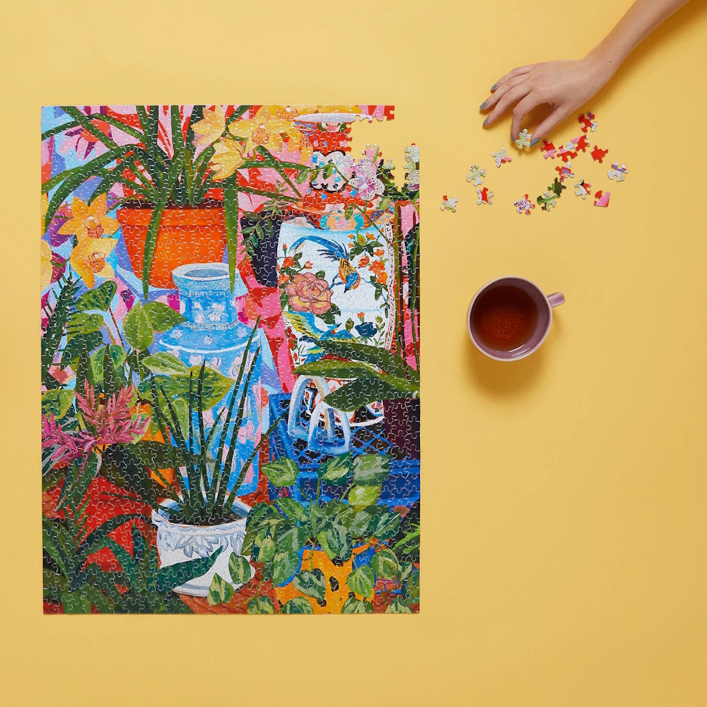 WerkShoppe 1000 Piece Puzzle - Tropical Vases