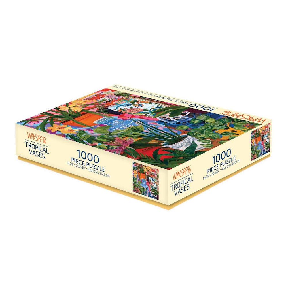 WerkShoppe 1000 Piece Puzzle - Tropical Vases
