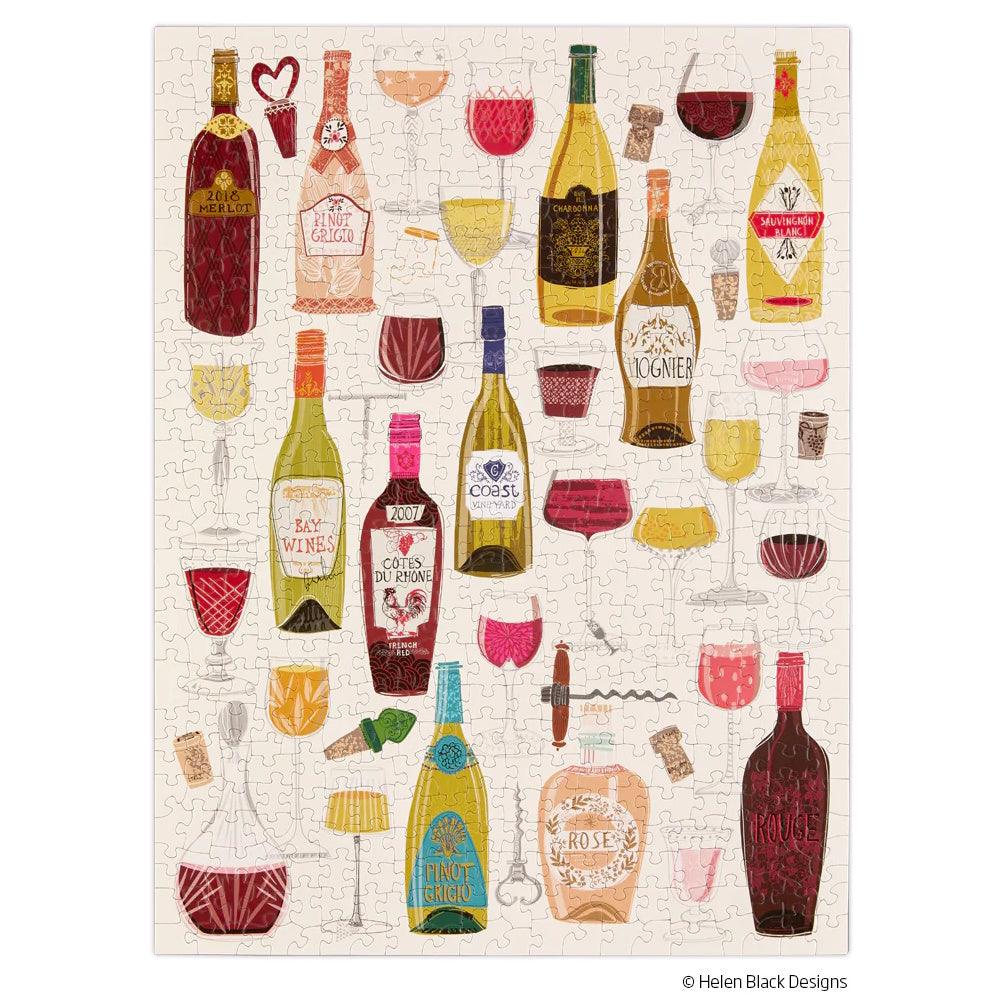 WerkShoppe 500 Piece Puzzle - Wine Tasting