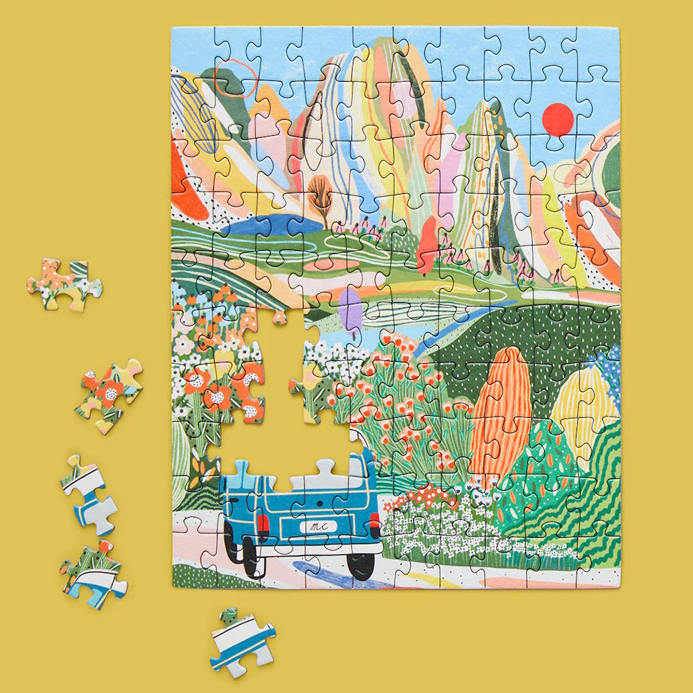 WerkShoppe 100 Piece Puzzle Snax - Day Tripping