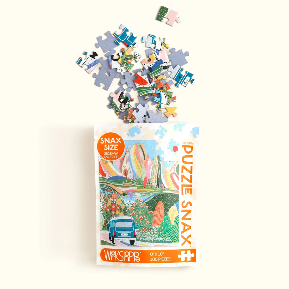 WerkShoppe 100 Piece Puzzle Snax - Day Tripping