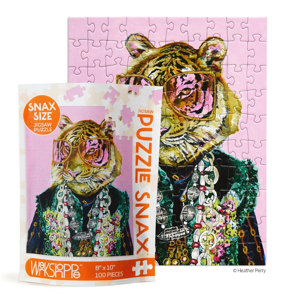 WerkShoppe 100 Piece Puzzle Snax - Rose Coloured Glasses