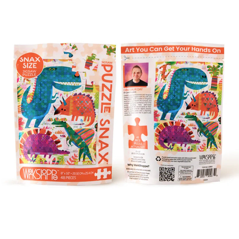 WerkShoppe 48 Piece Puzzle Snax - Dinosaur Day