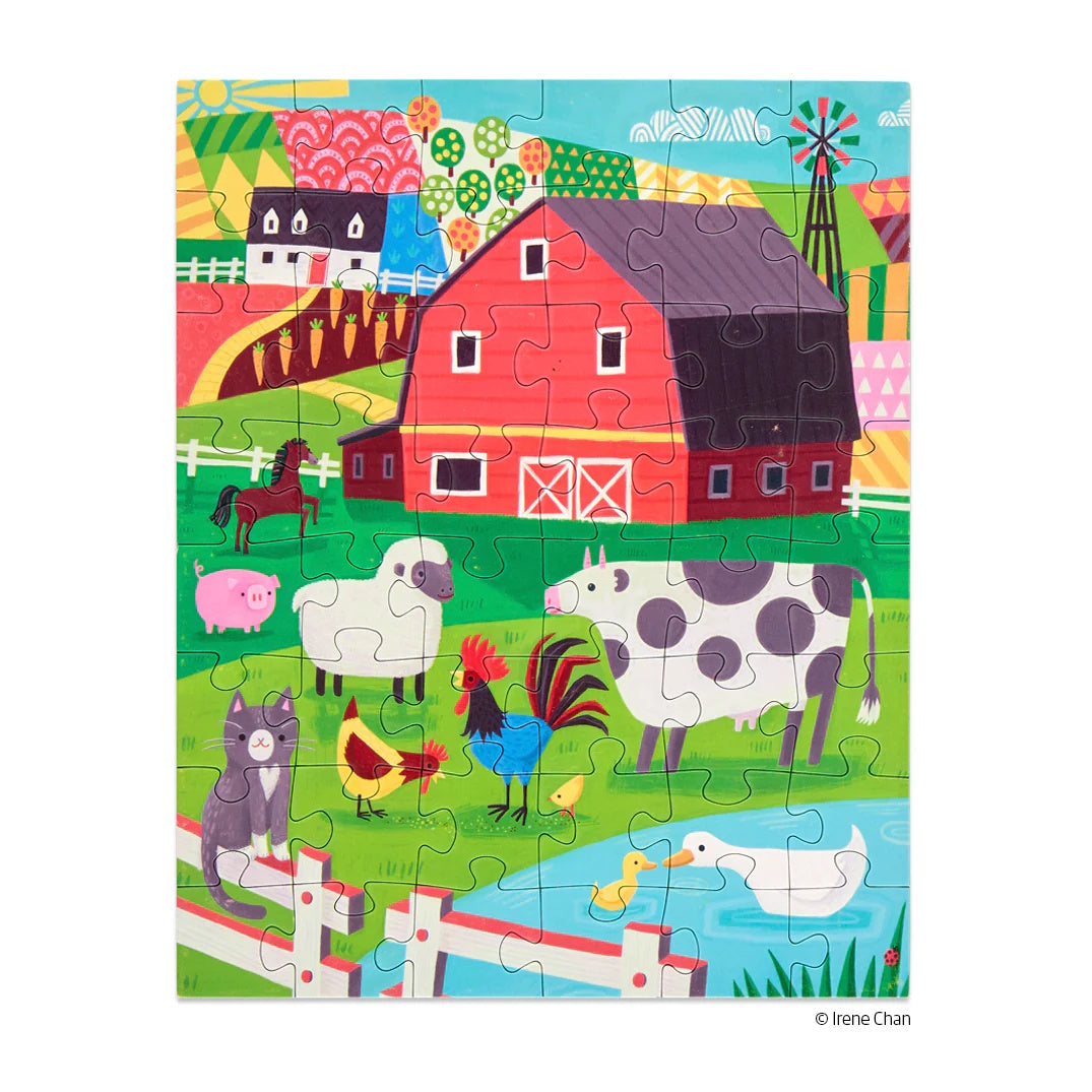 WerkShoppe 48 Piece Puzzle Snax - Farm Friends