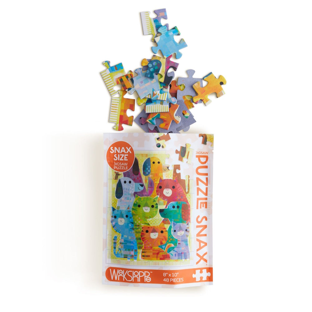 WerkShoppe 48 Piece Puzzle Snax - Tats & Dods