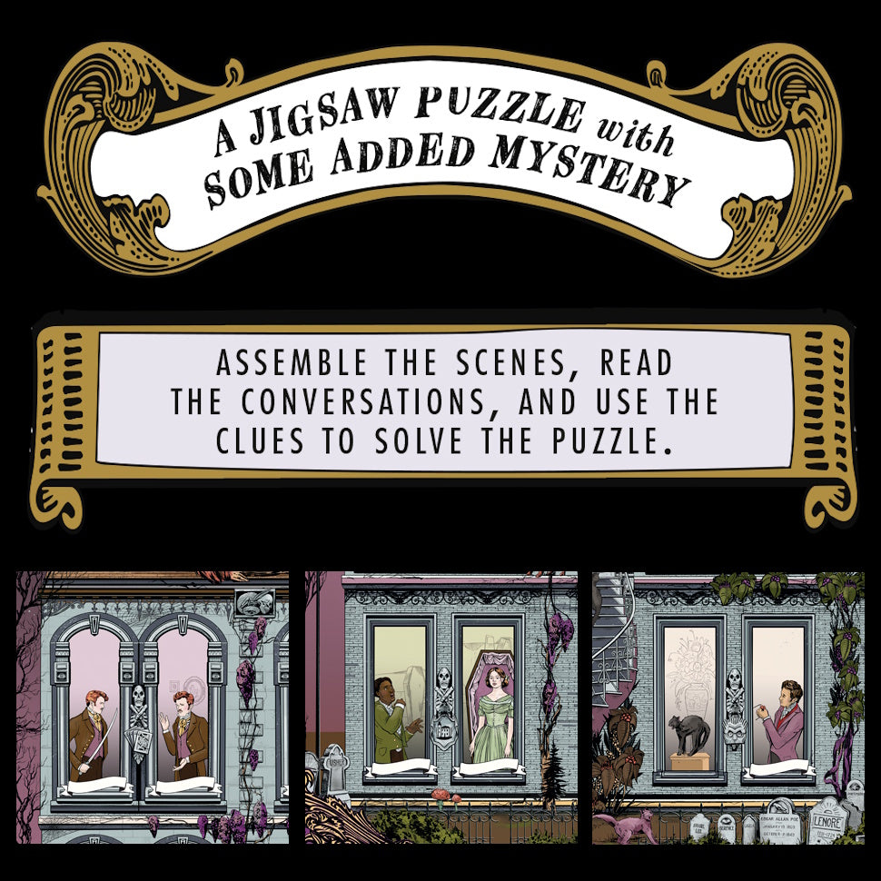 The World of Edgar Allan Poe: A Conversation Puzzle (500 Pieces)