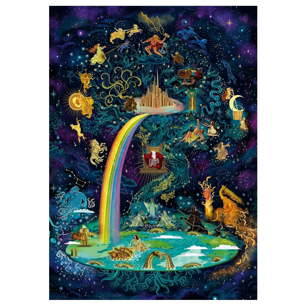 The World of Norse Mythology 1000 Piece Puzzle