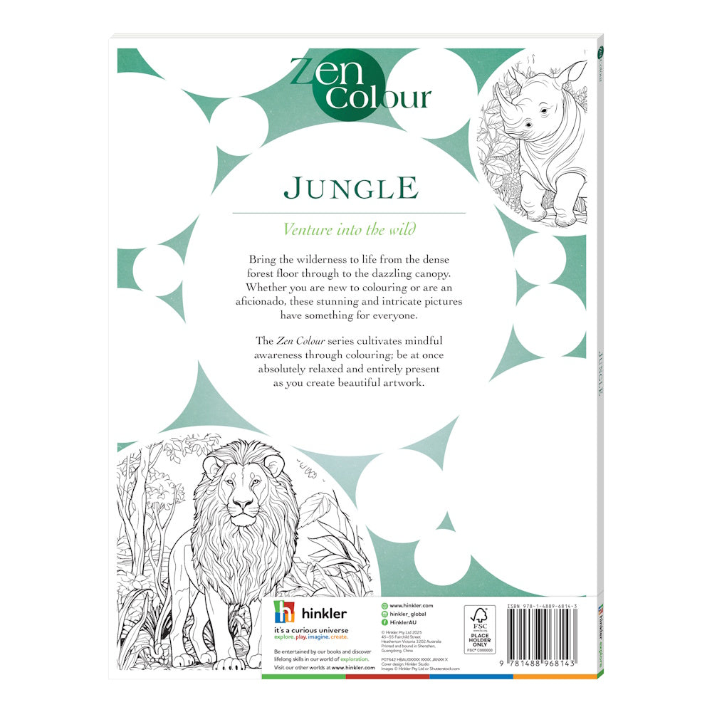 Zen Colouring Book - Jungle