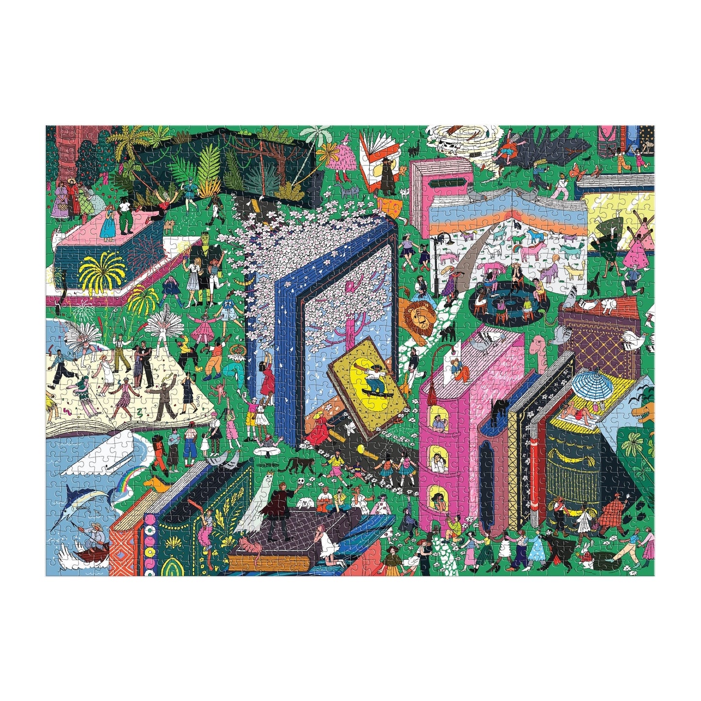 Galison 1000 Piece Jigsaw Puzzle - Book World