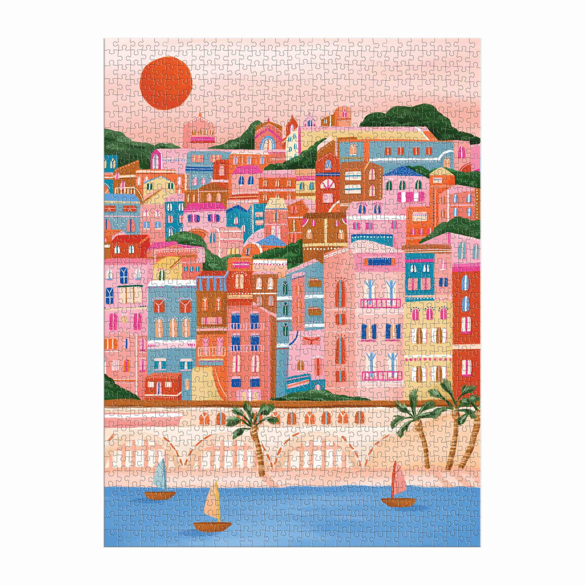 Galison 1000 Piece Jigsaw Puzzle - Colours of the French Riviera