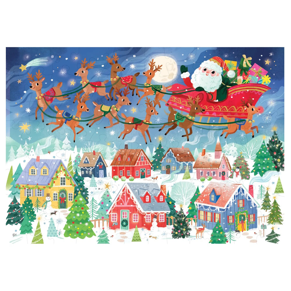 Crocodile Creek 100 Piece Puzzle - Santa's Visit