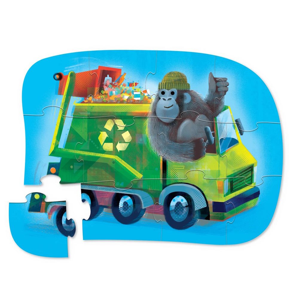 Crocodile Creek 12 Piece Mini Puzzle - Go Gorilla