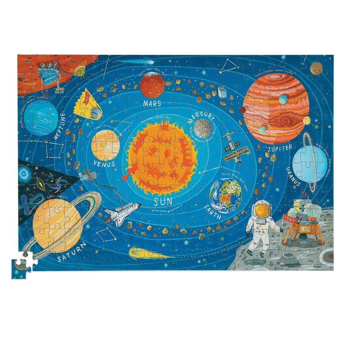 Crocodile Creek 200 Piece Puzzle & Poster - Space