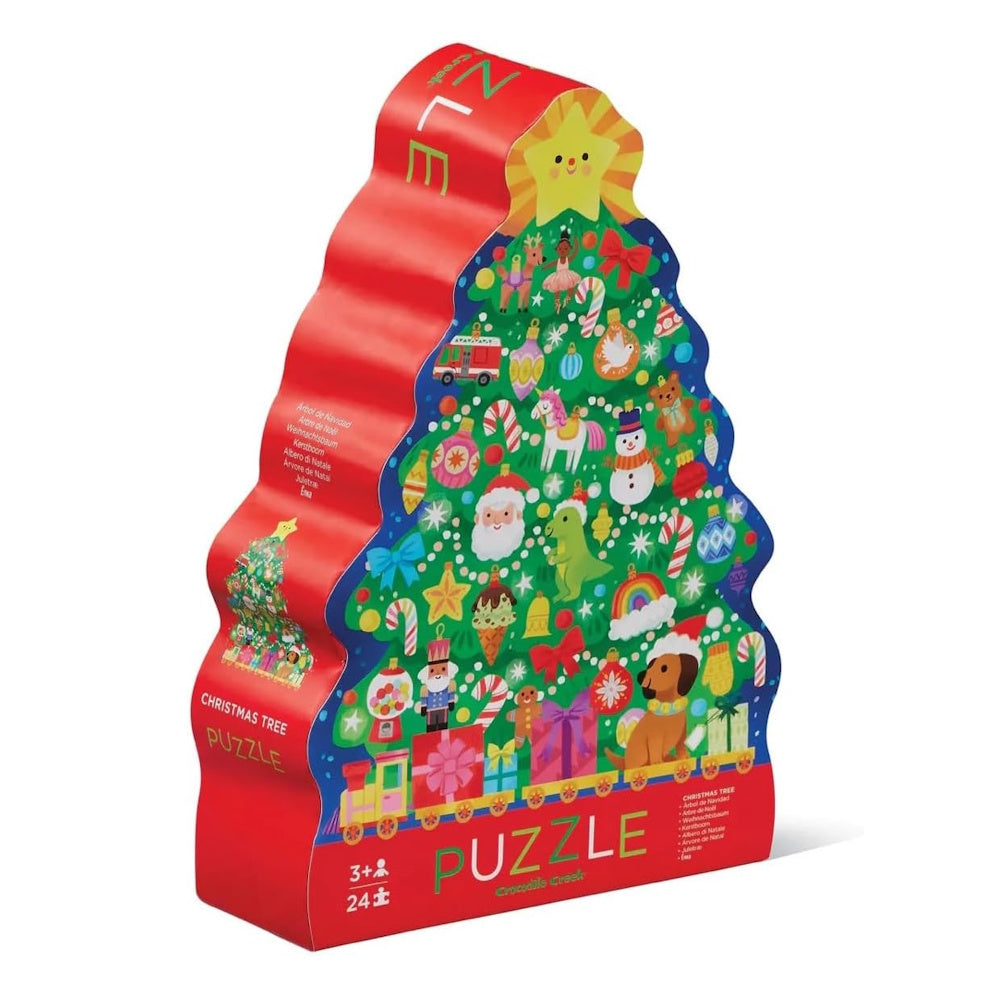 Crocodile Creek 24 Piece Puzzle - Christmas Tree