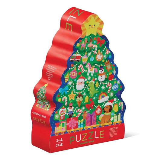 Crocodile Creek 24 Piece Puzzle - Christmas Tree