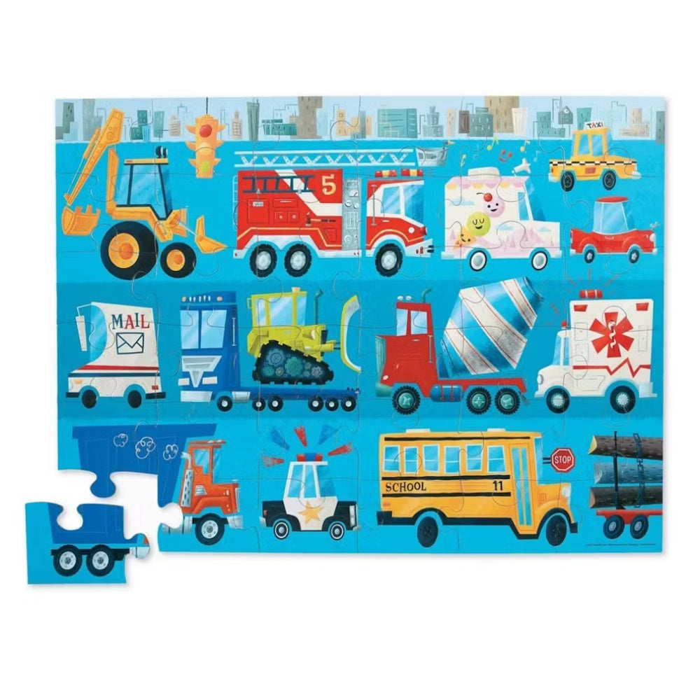 Crocodile Creek 36 Piece Floor Puzzle - Fire Truck
