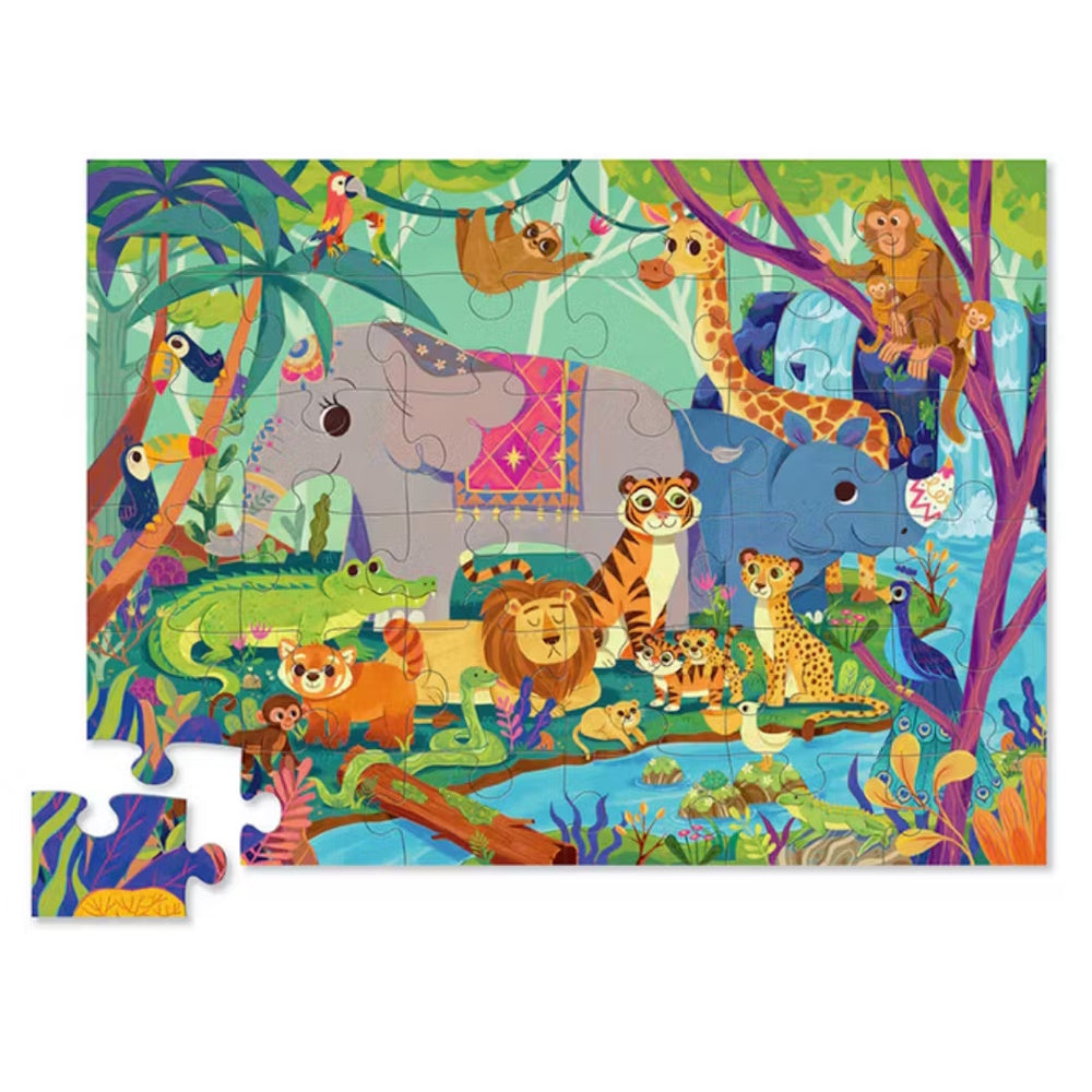 Crocodile Creek 36 Piece Floor Puzzle - In the Jungle