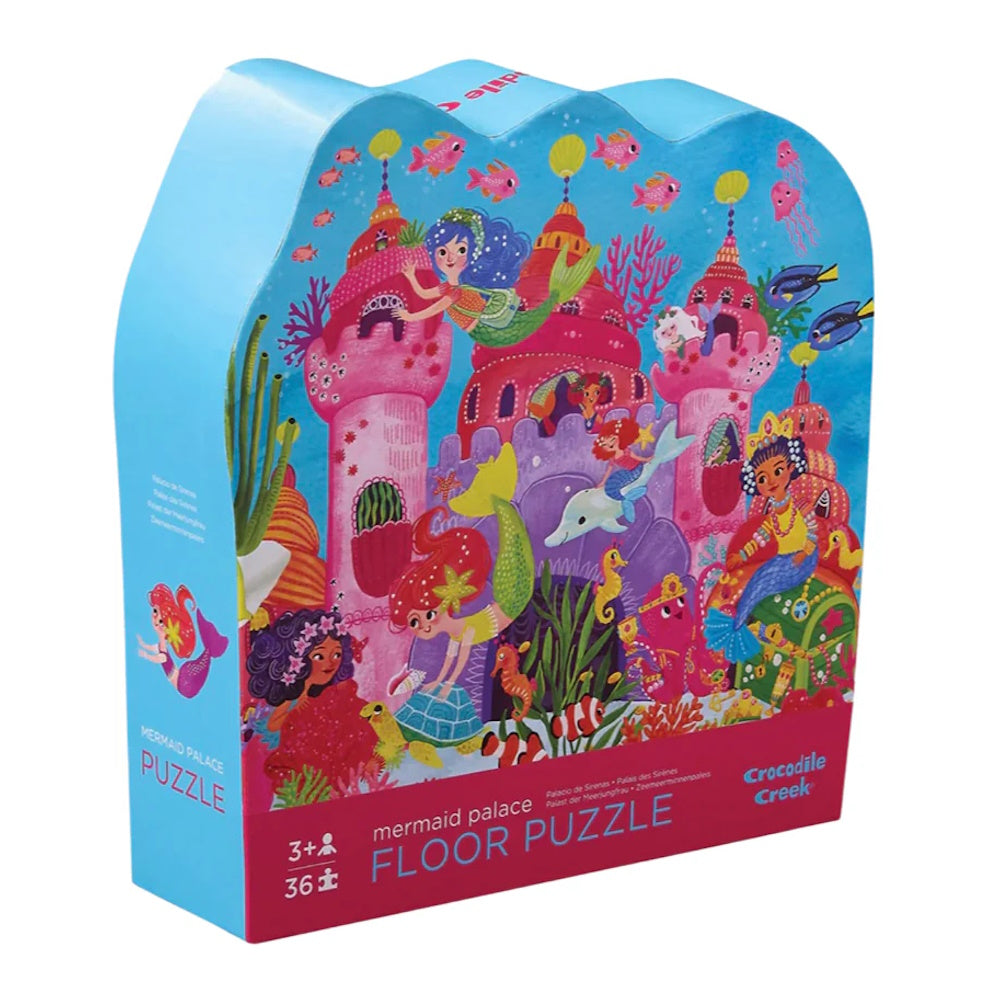 Crocodile Creek 36 Piece Floor Puzzle - Mermaid Palace