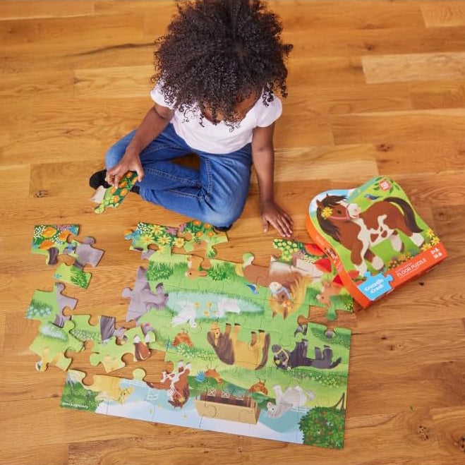 Crocodile Creek 36 Piece Floor Puzzle - Pretty Ponies