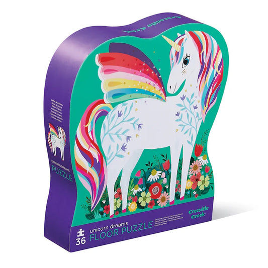 Crocodile Creek 36 Piece Floor Puzzle - Unicorn Dreams