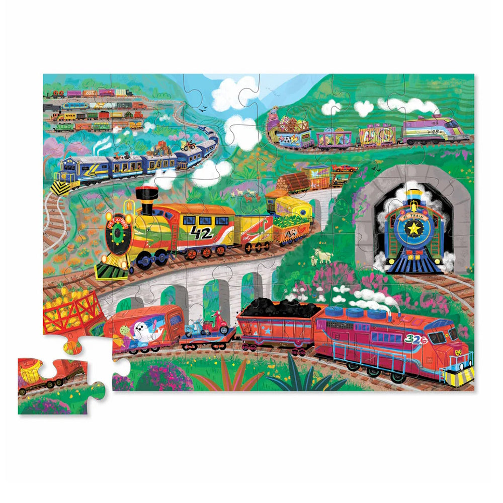Crocodile Creek 36 Piece Floor Puzzle - All Aboard