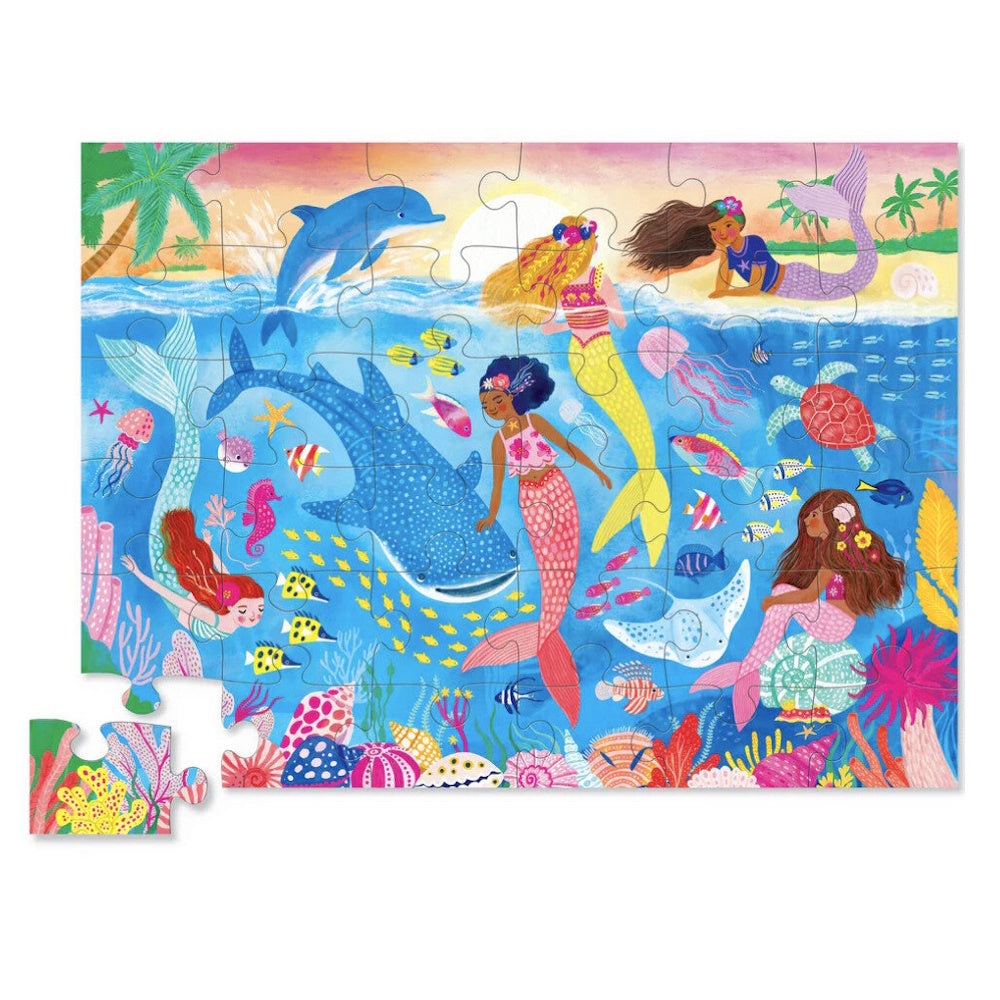 Crocodile Creek 36 Piece Floor Puzzle - Mermaid Dreams