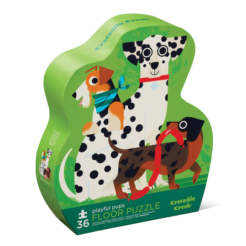 Crocodile Creek 36 Piece Floor Puzzle - Playful Pups