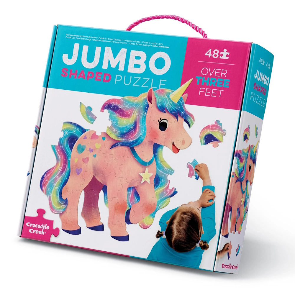 Crocodile Creek 48 Piece Jumbo Puzzle - Unicorn