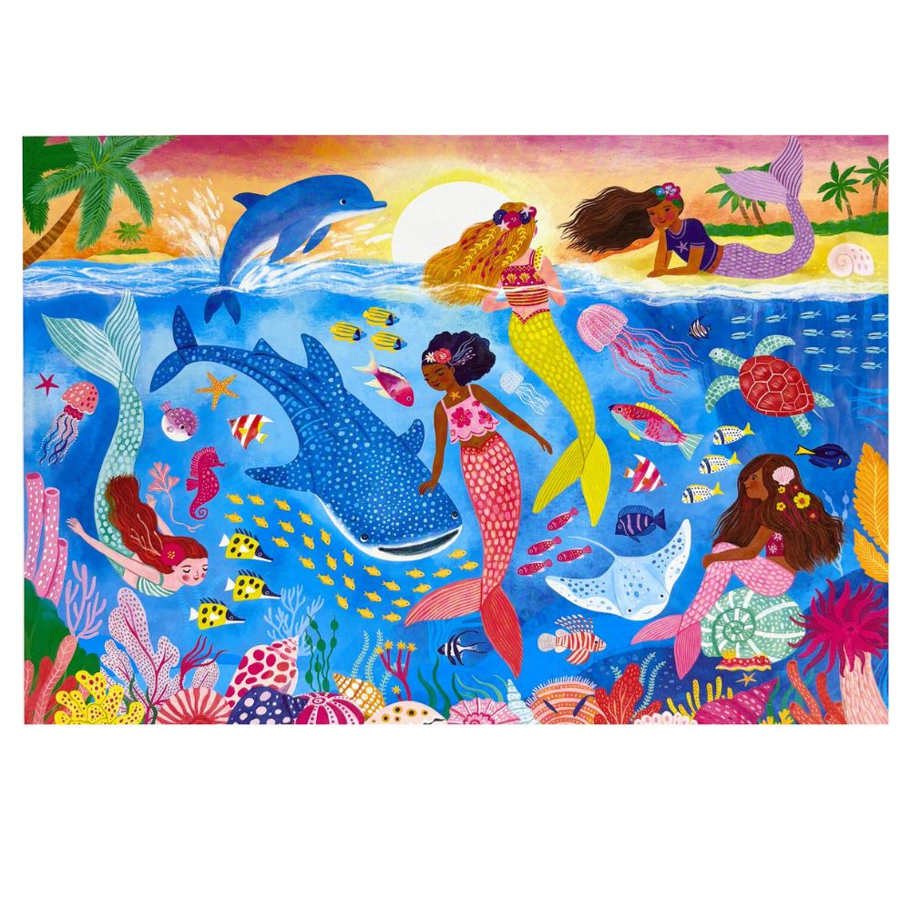 Crocodile Creek 48 Piece Puzzle - Mermaid Dreams