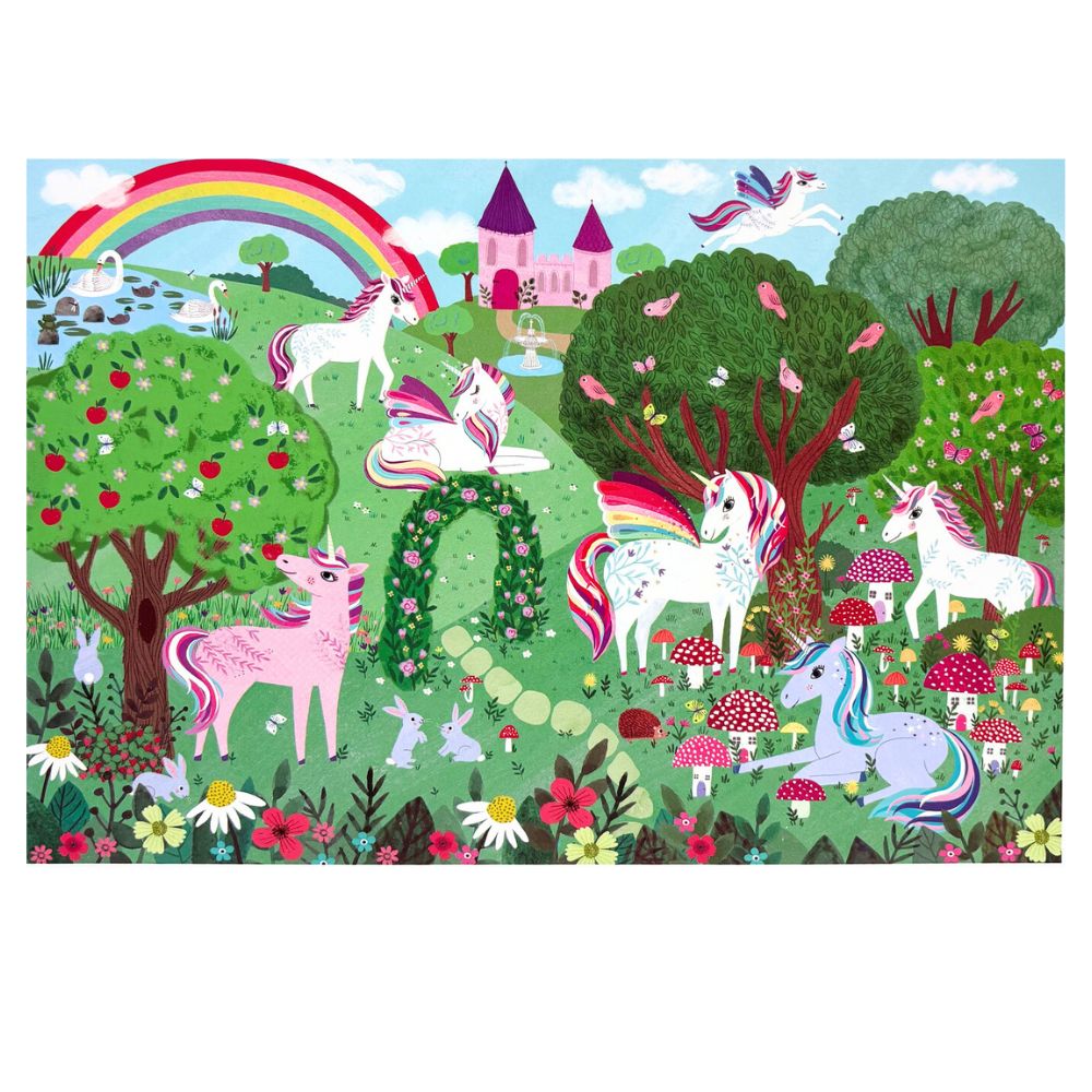 Crocodile Creek 48 Piece Puzzle - Unicorn Dreams