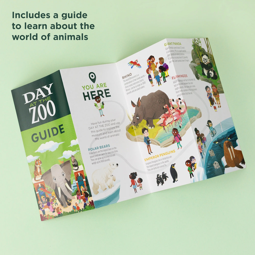 Crocodile Creek 60 Piece Puzzle - Day at the Zoo