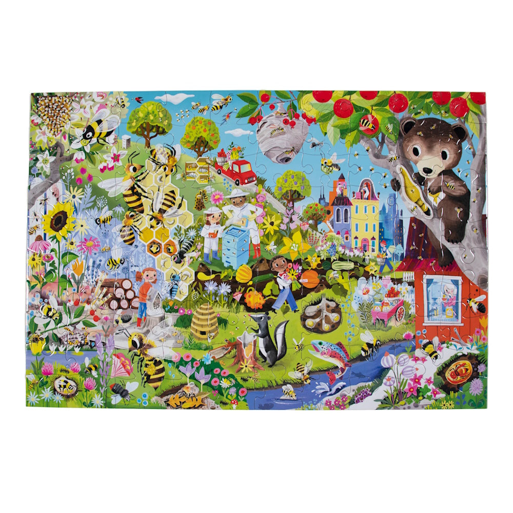 eeBoo Love of Bees 100 Piece Puzzle
