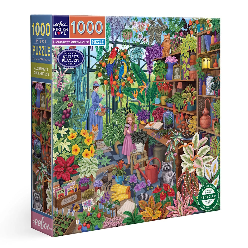 eeBoo 1000 Piece Puzzle - Alchemist's Greenhouse